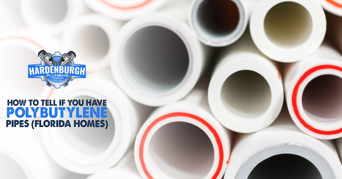 how to identify polybutylene pipes